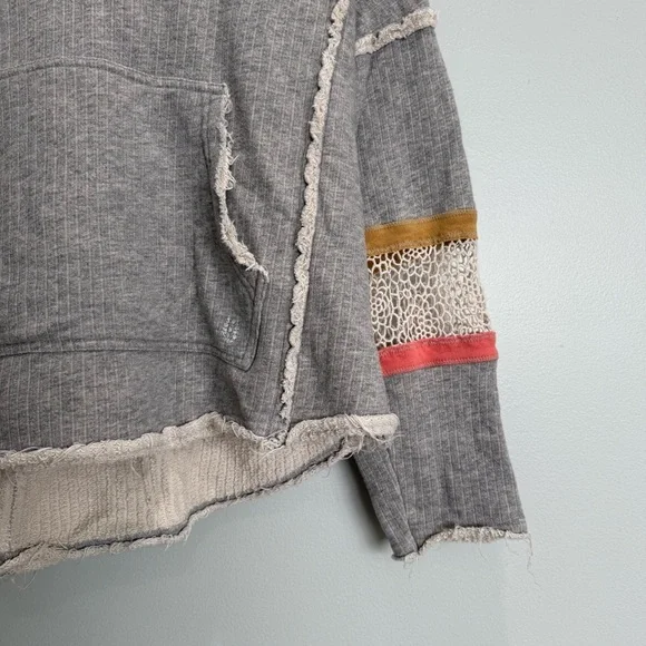 Free People FP Movement Dream Catcher Gray Hoodie - Picture 4 of 7